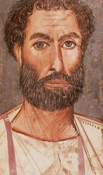 Fayum Portrait of a Man by Unbekannt Unbekannt